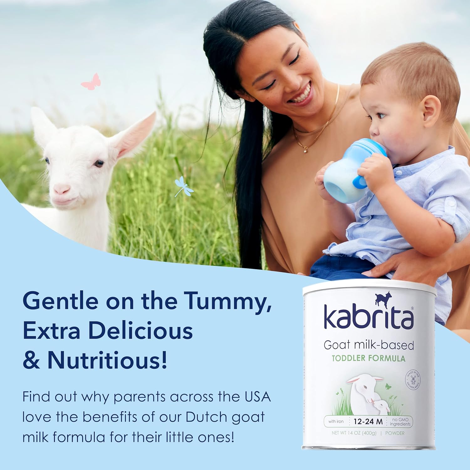 Kabrita Goat Milk Toddler Formula Powder, 28 oz. - Image 3